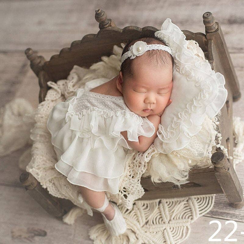 Baby Photography Props Newborn Waistcoat Photo Outfits Infant Photography Clothes for 0-1 Month Baby 
